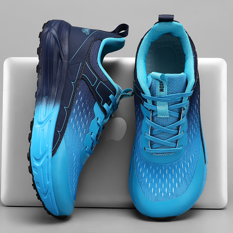 Wide Toe Box Running Sneakers - Szerokie sneakersy z okrągłym noskiem, na