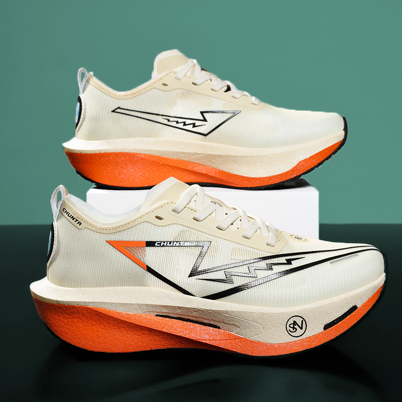 Breathable Mesh Athletic Shoes - Męskie buty do biegania z włóknem